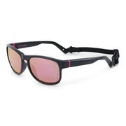 Floating Polarized Lagoon Sunglasses by Sea-Doo with rose mirrored lenses and black frame