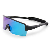 Sea-Doo Low Tide polarized floating Sunnies, blue mirrored lenses, black frame