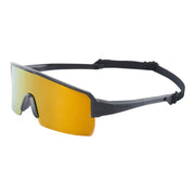 Sea-Doo Low Tide polarized floating sunglasses with orange mirrored lenses and gray frame