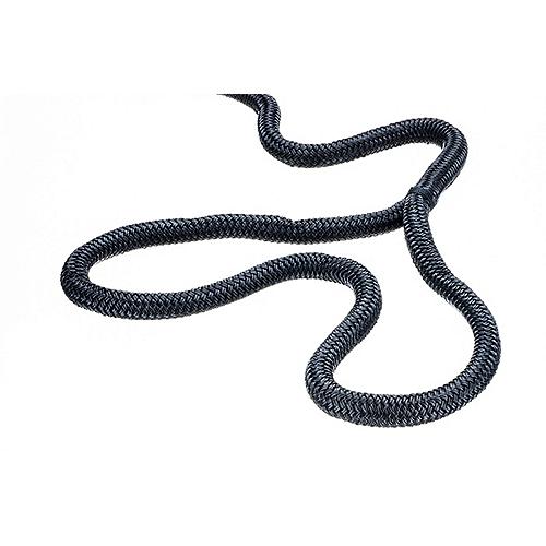 15' Double Braided Dock Line, black, Sea Choice docking rope