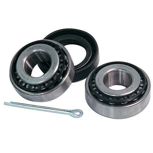 Trailer wheel bearing kit 1 1/16, Sea-Doo Outlet, includes two steel bearings, seal, and cotter pin