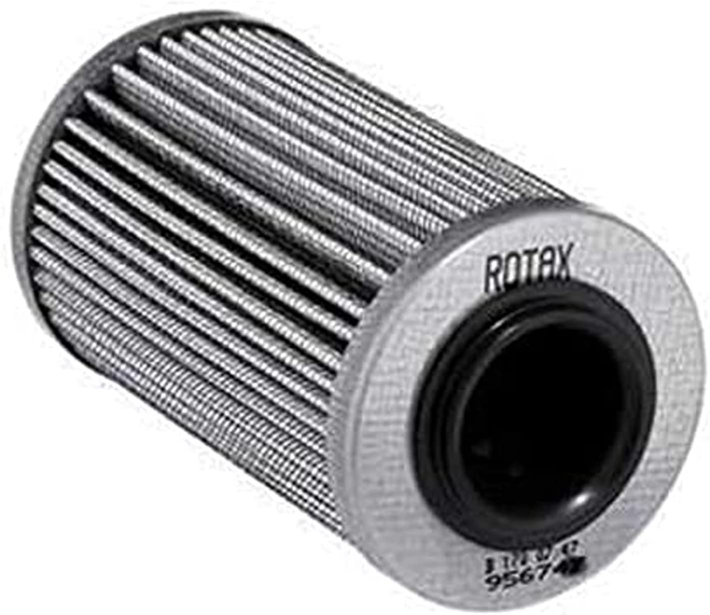 Sea-Doo XPS oil filter, gray pleated filter with Rotax end cap for watercraft engines