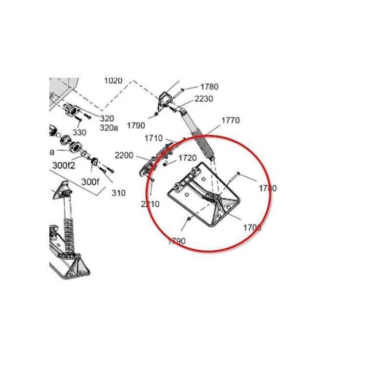 Sea-Doo Switch Trim Tab replacement part for BRP Sea-Doo watercraft steering.