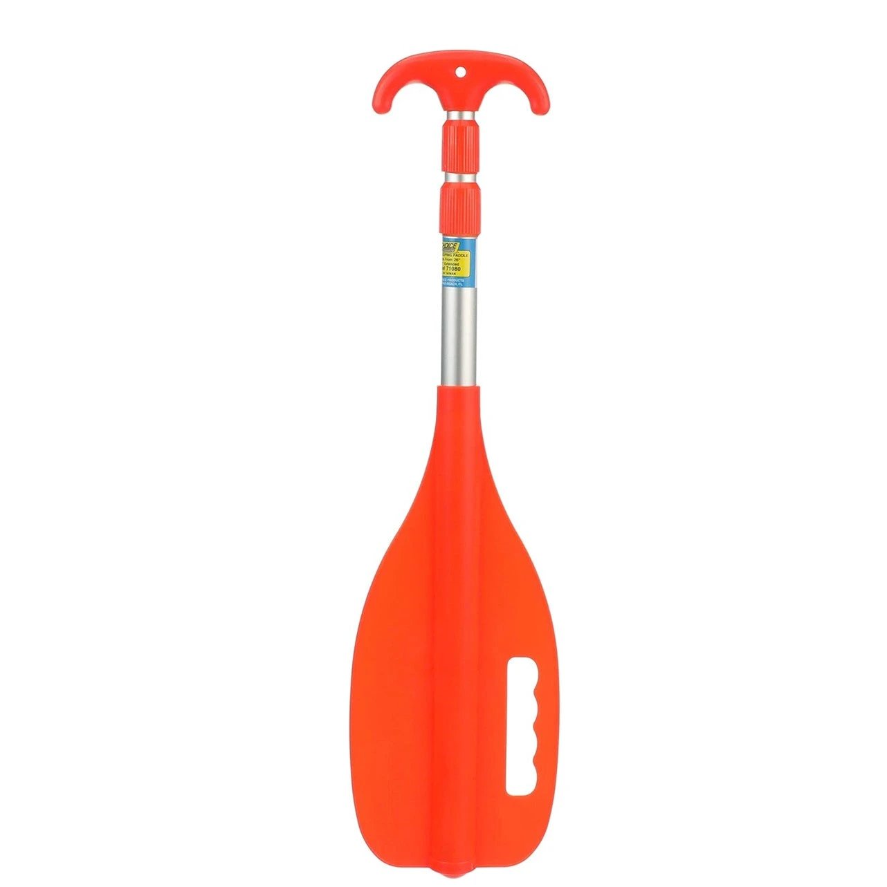 Emergency multi-purpose telescoping boat hook and paddle in orange, 26-72 in, Sea-Doo Outlet.