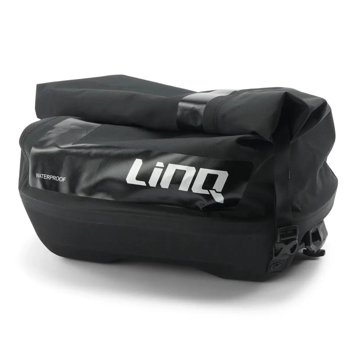 Sea-Doo LinQ Dry Bag, black waterproof LinQ storage accessory for vehicle use.