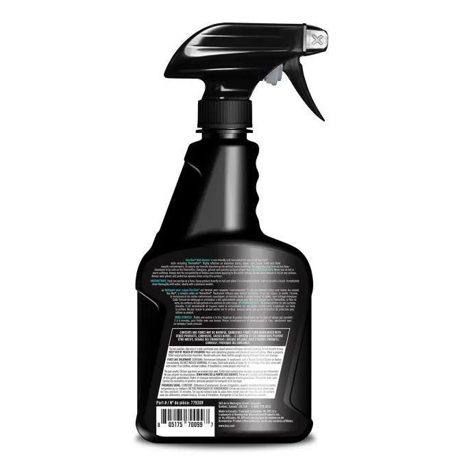 Sea-Doo XPS Hull Cleaner spray bottle, black plastic, watercraft cleaner