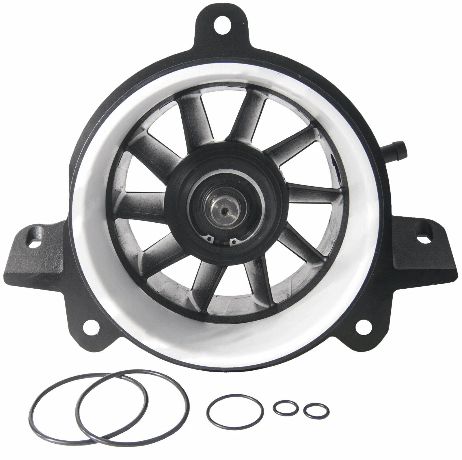 SBT jet pump housing kit, 155mm for Sea-Doo GTX 2010-2011 4-Stroke, includes five O-rings.