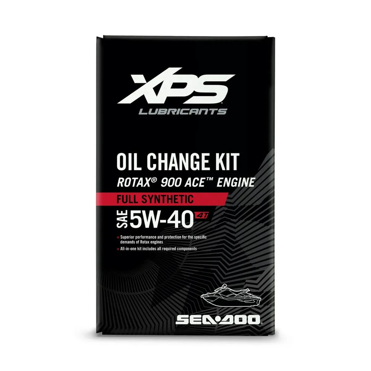 Sea-Doo XPS Oil Change Kit for Rotax 900 ACE engine, full synthetic SAE 5W-40