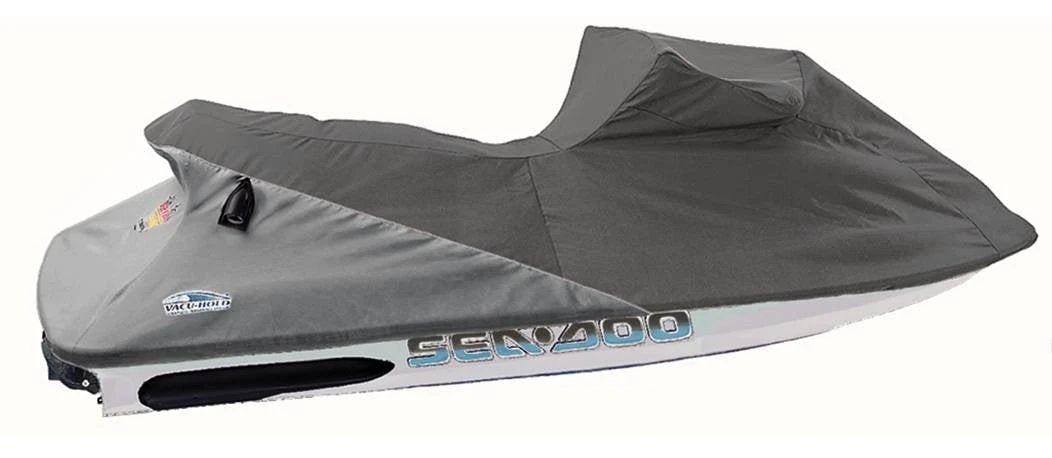 Sea-Doo RX PWC cover by Outer Armor, gray watercraft storage cover for 2000–2003