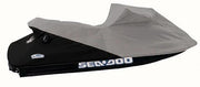 PWC cover for Sea-Doo GTX 1996-2002 by Outer Armor, gray top over black watercraft