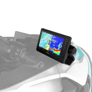 Garmin ECHOMAP UHD2 9in SV GPS marine chartplotter, black, mounted on Sea-Doo PWC