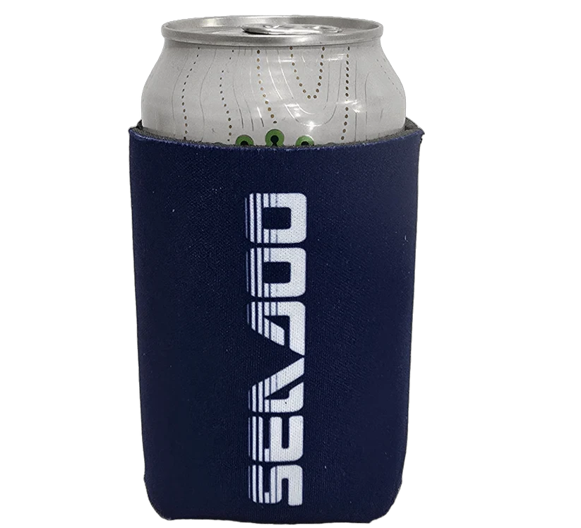 Sea-Doo 12 oz Can Koozie navy neoprene sleeve Sea-Doo Outlet