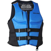 Sea-Doo Wave Life Jacket/PFD in blue with black sides and three buckles